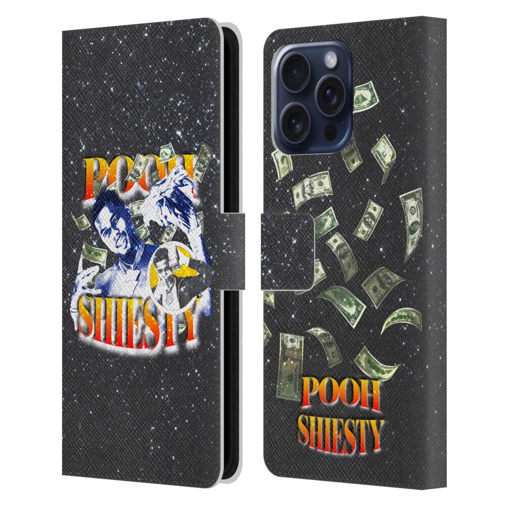 POOH SHIESTY プーシースティ - Graphics / Art レザー手帳型 / Apple iPhoneケース - PGS